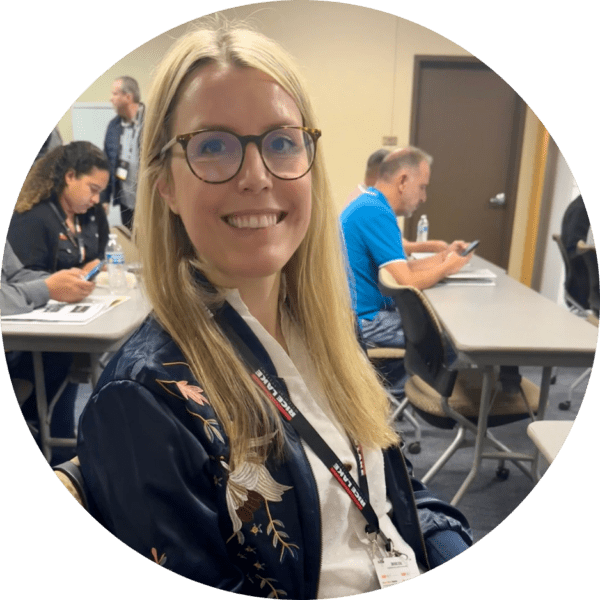 Lindsay at the Rice Lake Dealer Conference 2024