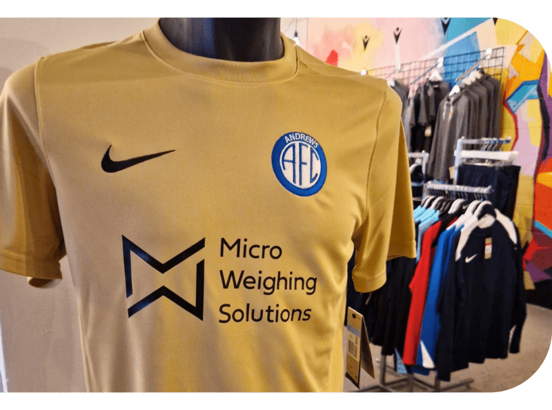 St Andrews FC sponsored by MWS
